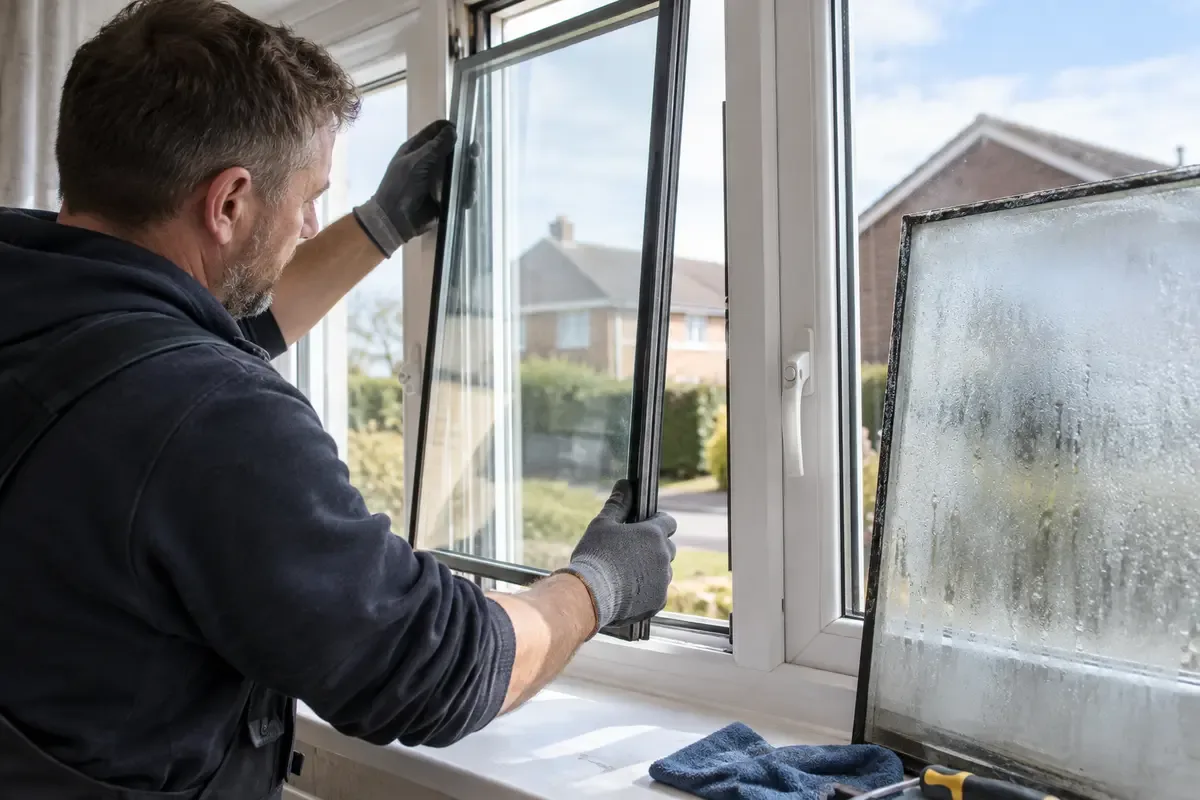 Misted Double Glazing by a professional glazing installer